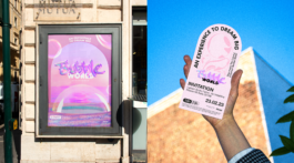 Bubble World Poster Graphic Design Branding