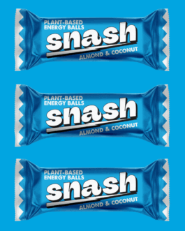 Snash Energy Bars Packaging in motion 